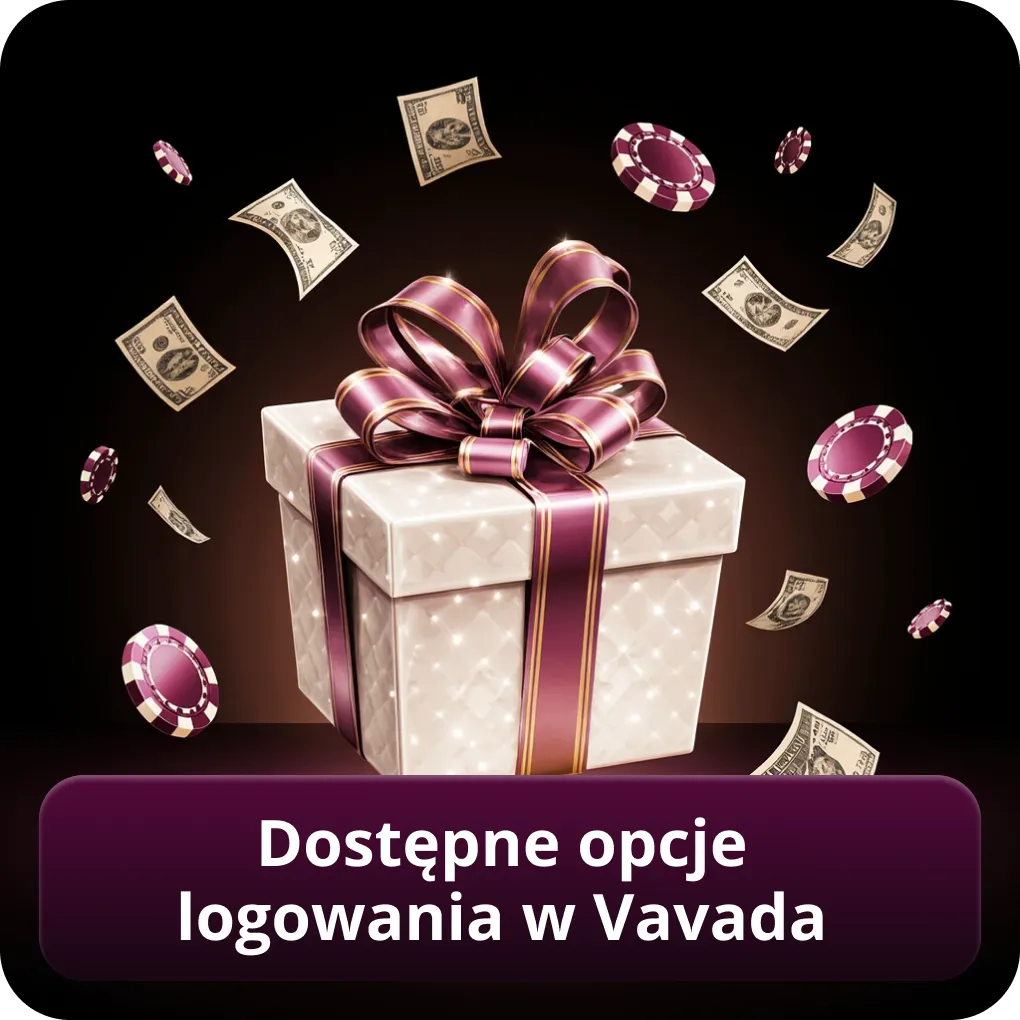 Dostępne opcje logowania w Vavada