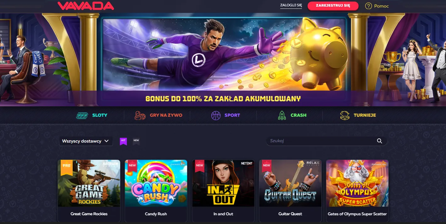 Vavada Casino aplikacja mobilna PWA na telefon